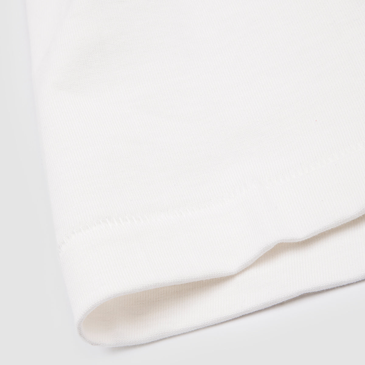 215 Loopwheeled Short Sleeve Crew Neck T-Shirt, Classic Fit 8.6oz White