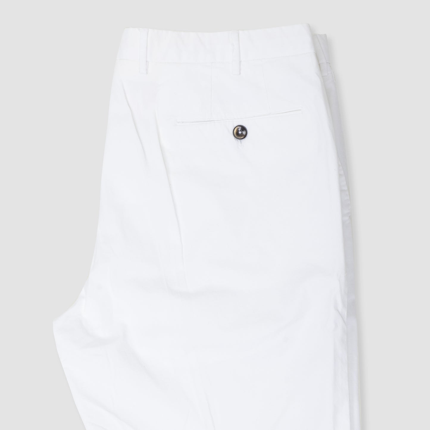 Shorts in Lighweight Stretch Cotton White