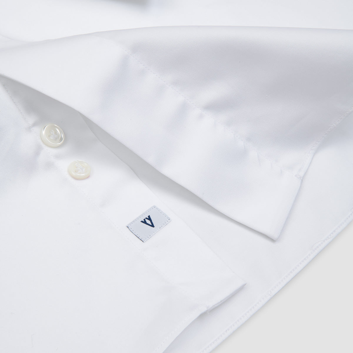 Silver Deer White Tuxedo Shirt