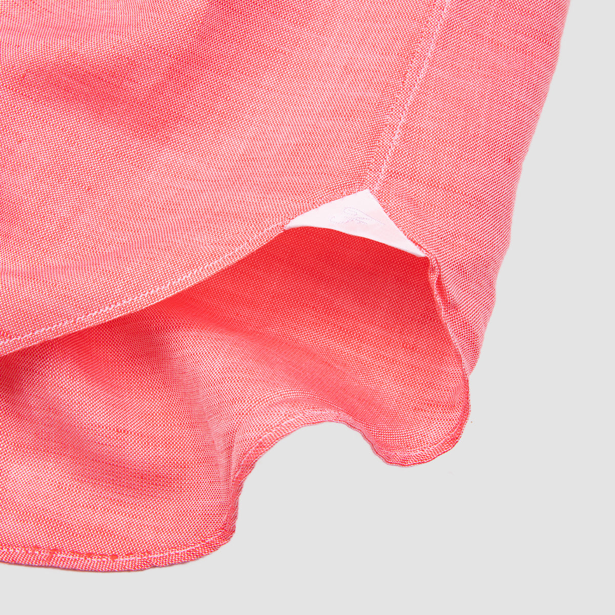 Carlo Riva Cotton Linen Napoli Fit Sportshirt - Red