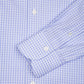 Napoli Fit 170/2 Giza 45 Shirt - White & Blue