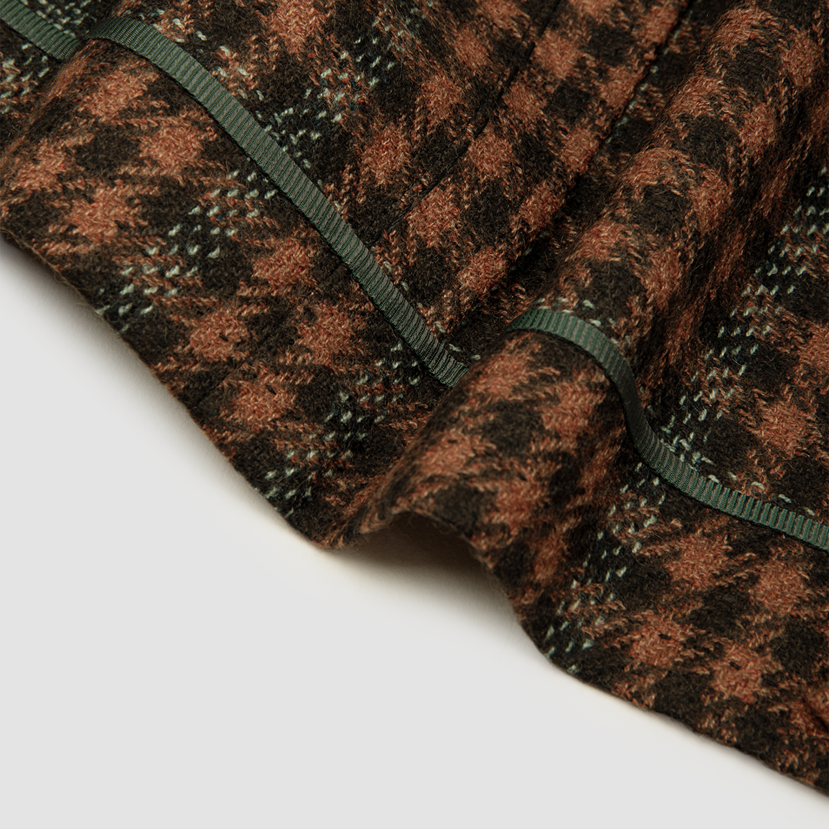 Cashmere Overcheck Jacket