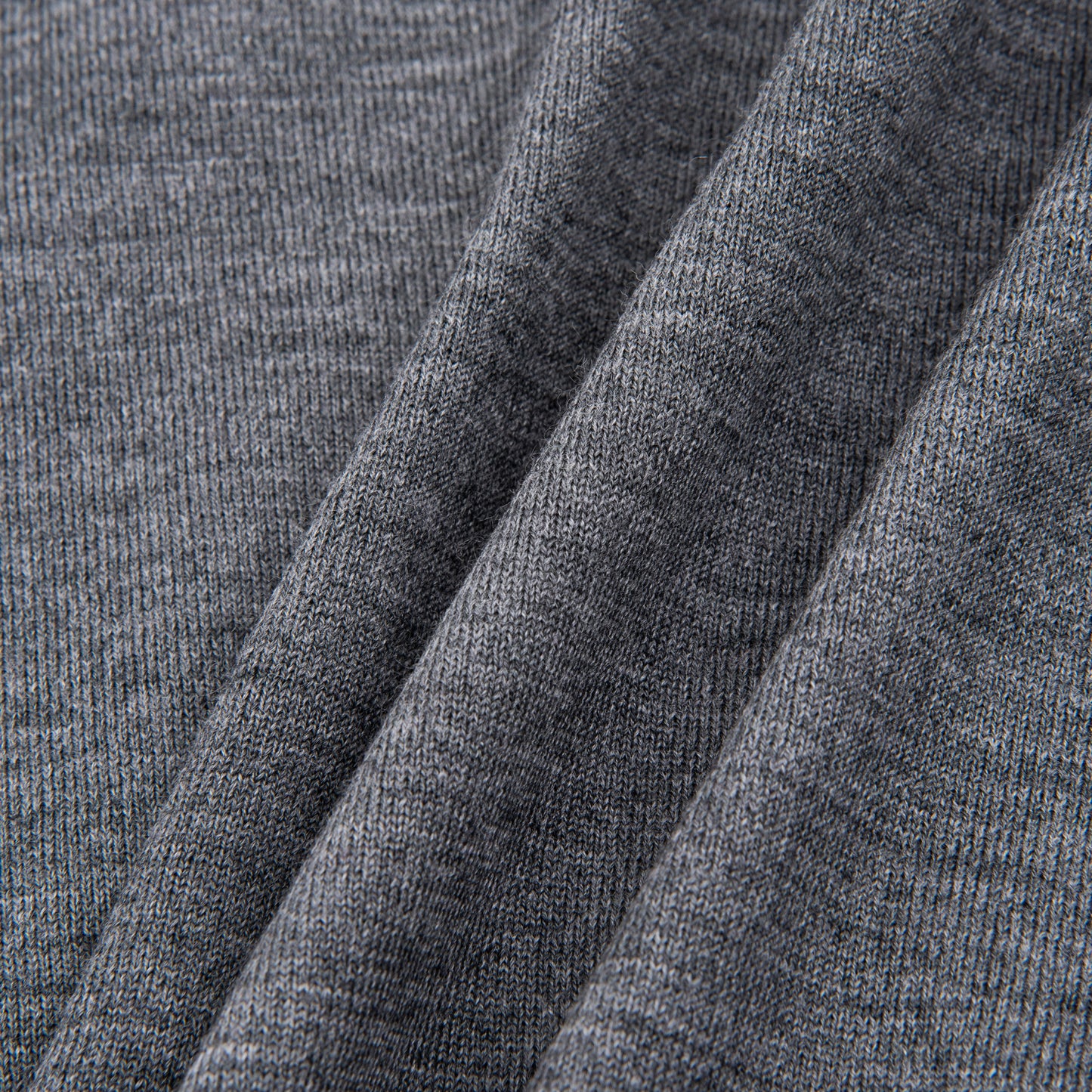 Wool V Neck Sweater Dark Grey