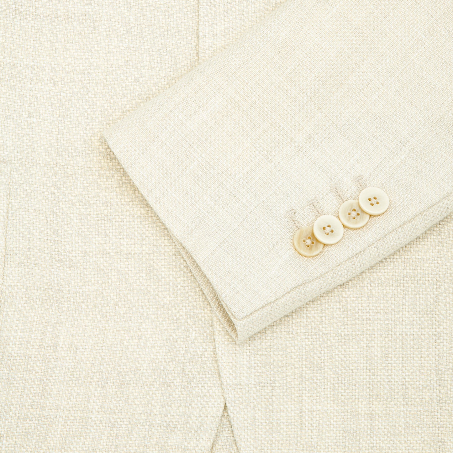 Solid Wool Linen Single Breasted Jacket