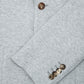 Cotton Silk Super Fine Jersey Single Breasted Jacket Light Grey