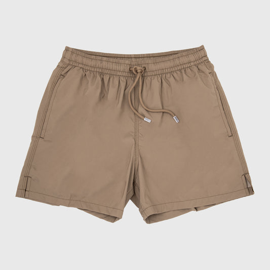 Madeira Solid Color Swim Trunk Brown 12
