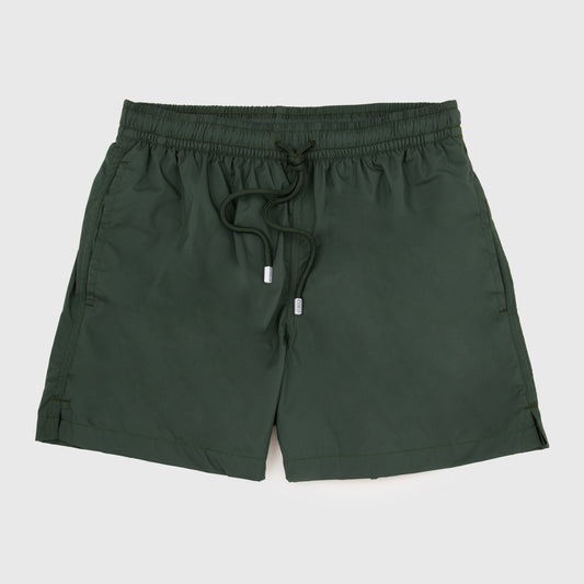 Madeira Solid Color Swim Trunk Green 404