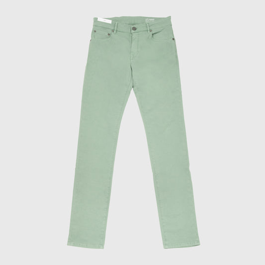 5 Pocket Soft Touch Stretch Trouser  Light Green