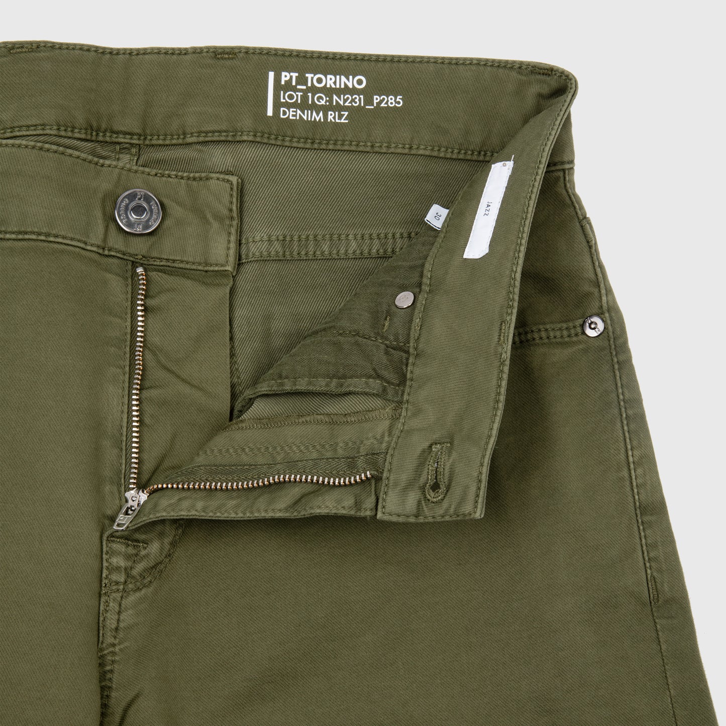 5 Pocket Soft Touch Stretch Trouser  Olive