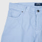 5 pocket Cotton Silk Trousers  Light Blue