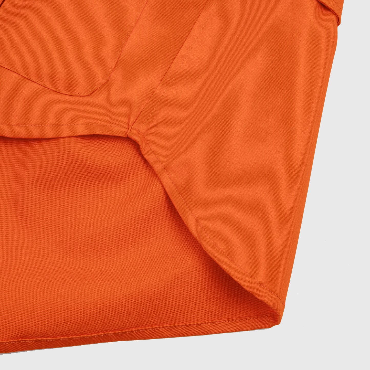 Shirt Jacket with Patch Pockets Orange