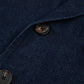 Double Breasted Shirt Jacket with Patch Pocket Dark Denim
