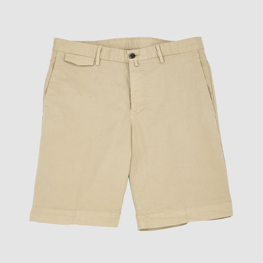 NU35 Shorts in Lighweight Stretch Cotton Stone