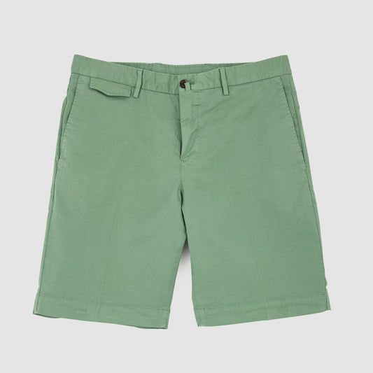 NU35 Shorts in Lightweight Stretch Cotton Light Green