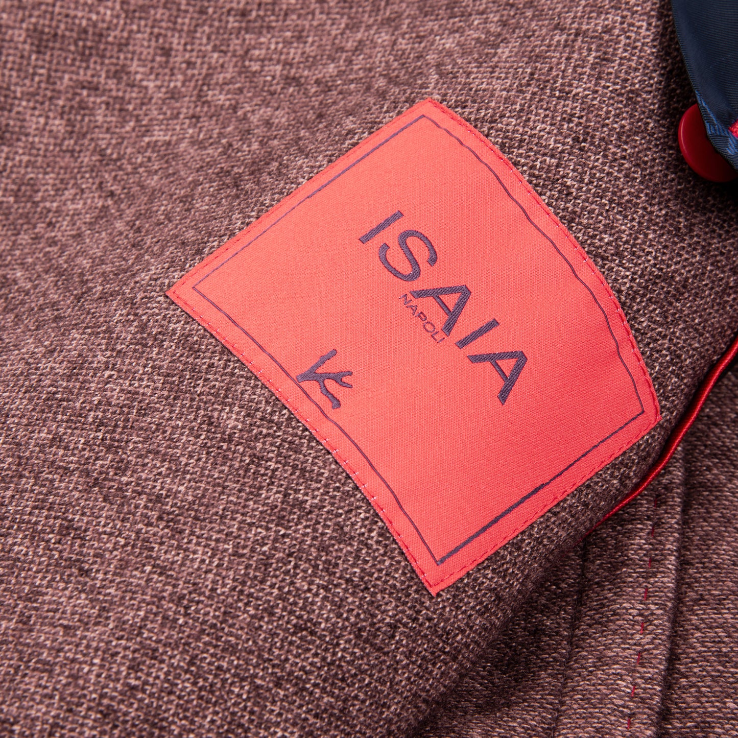 Capri Cahmere and Silk Jersey Double Breasted Jacket Burgandy