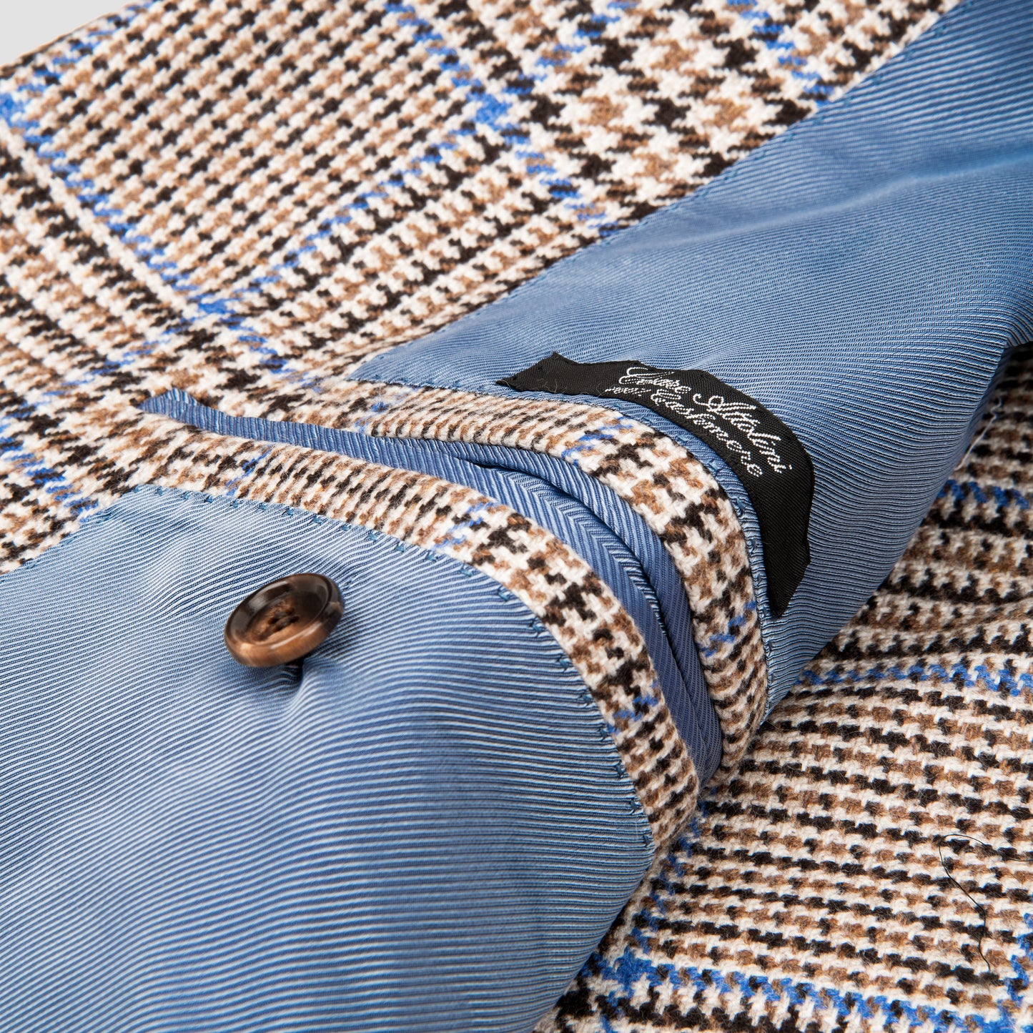 Overcheck Cashmere Jacket