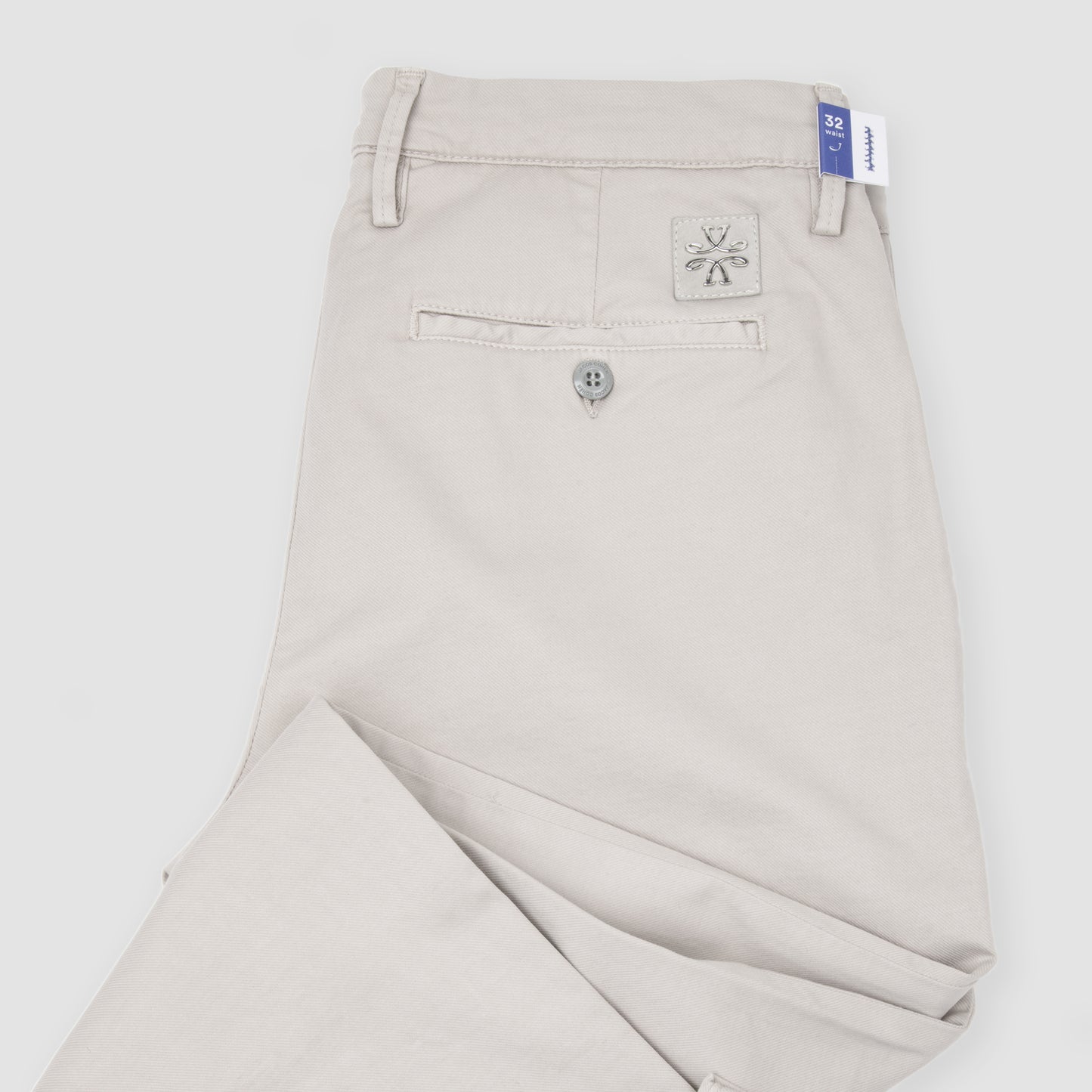 Slim Fit Bobby Pants Pearl Grey