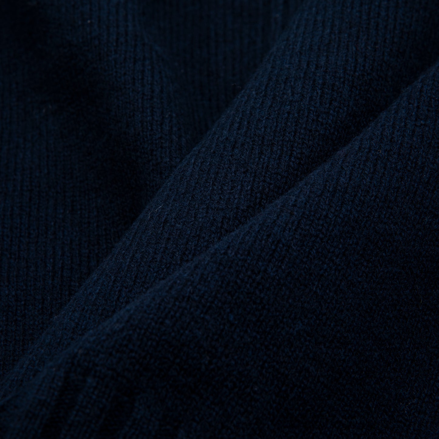 Full Zip Cardigan Wool Cashmere Blue