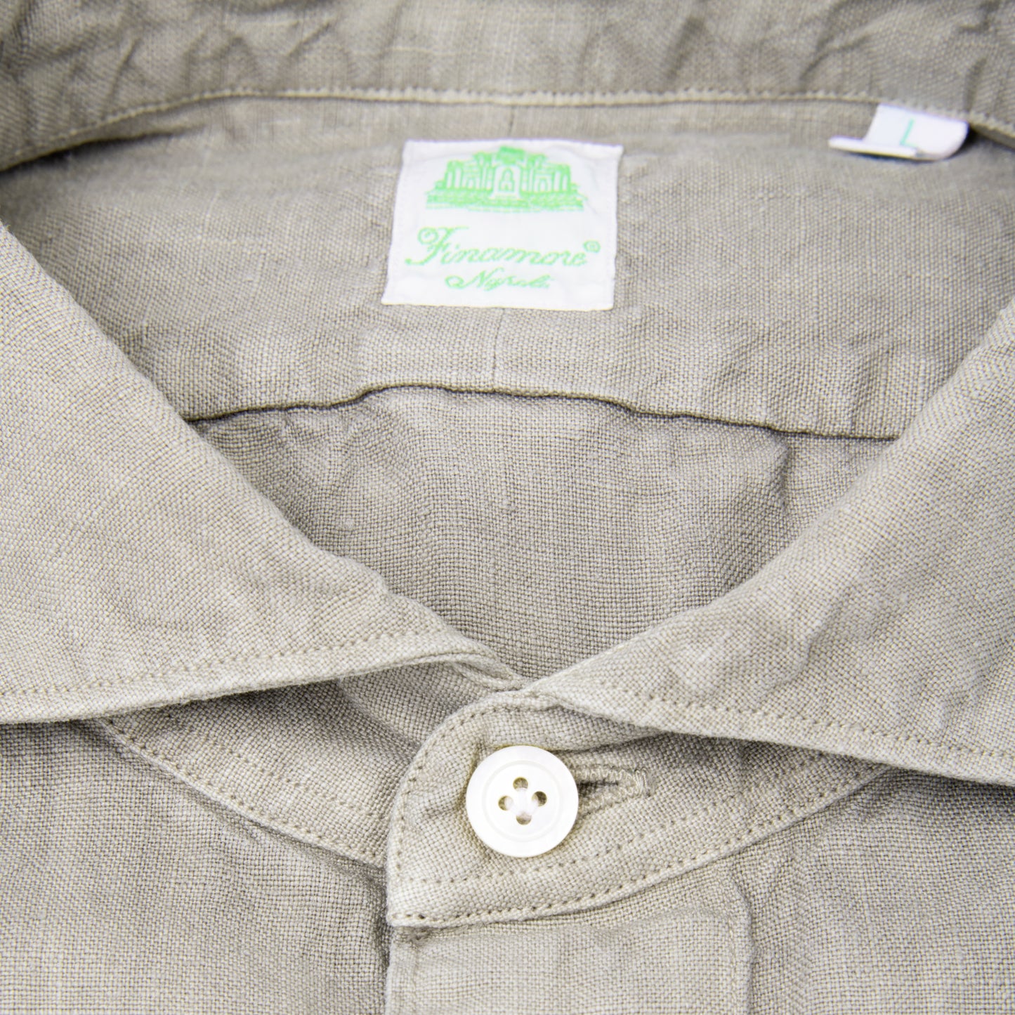 Linen Sport Shirt - Taupe