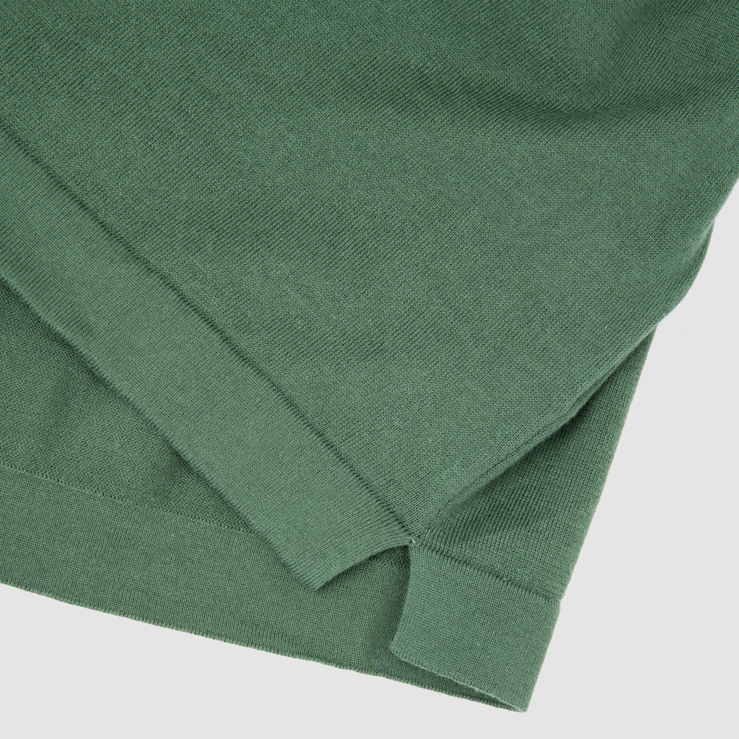 Knit Fine Gauge T-Shirt Green