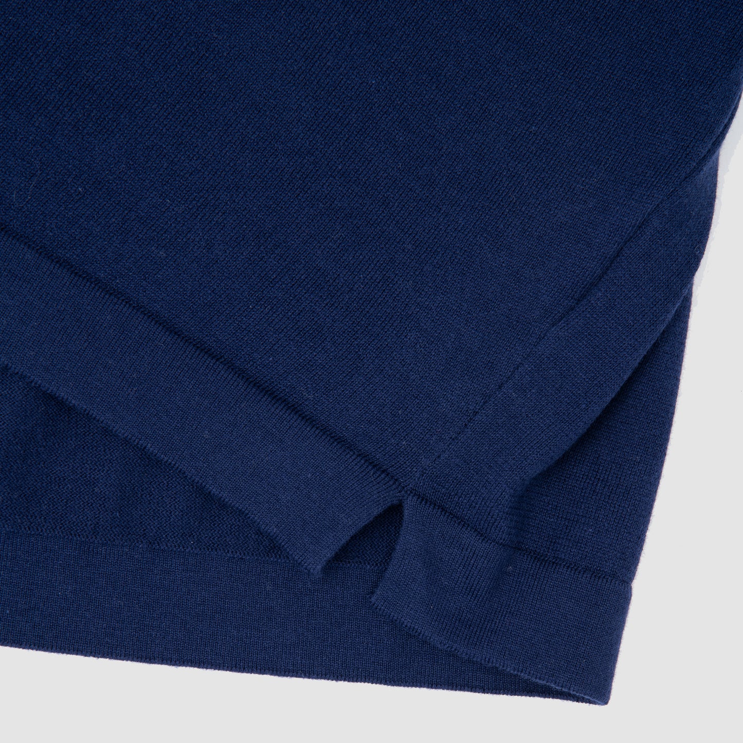 Knit Fine Gauge T-Shirt Blue