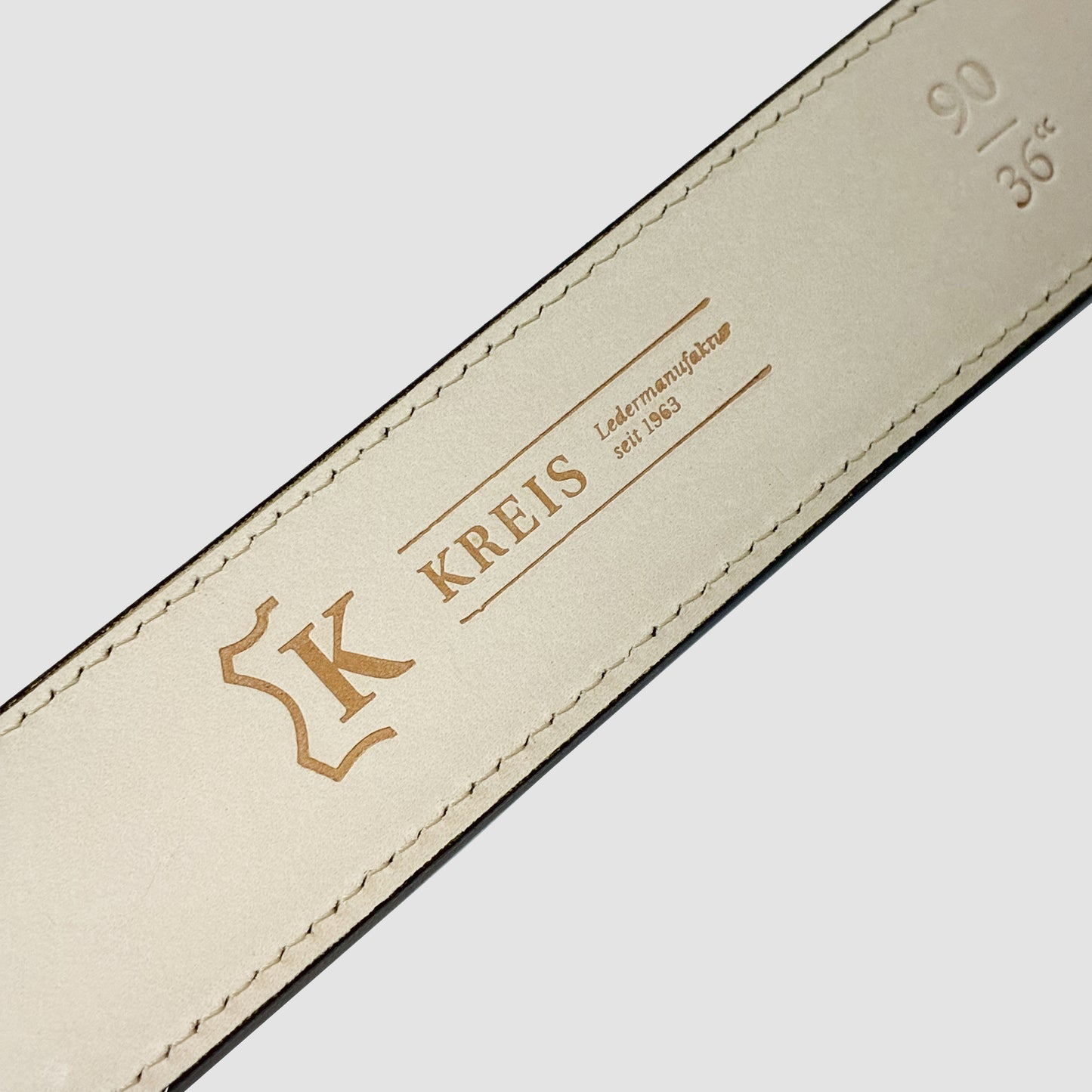 Saddle Leather Belt Brown