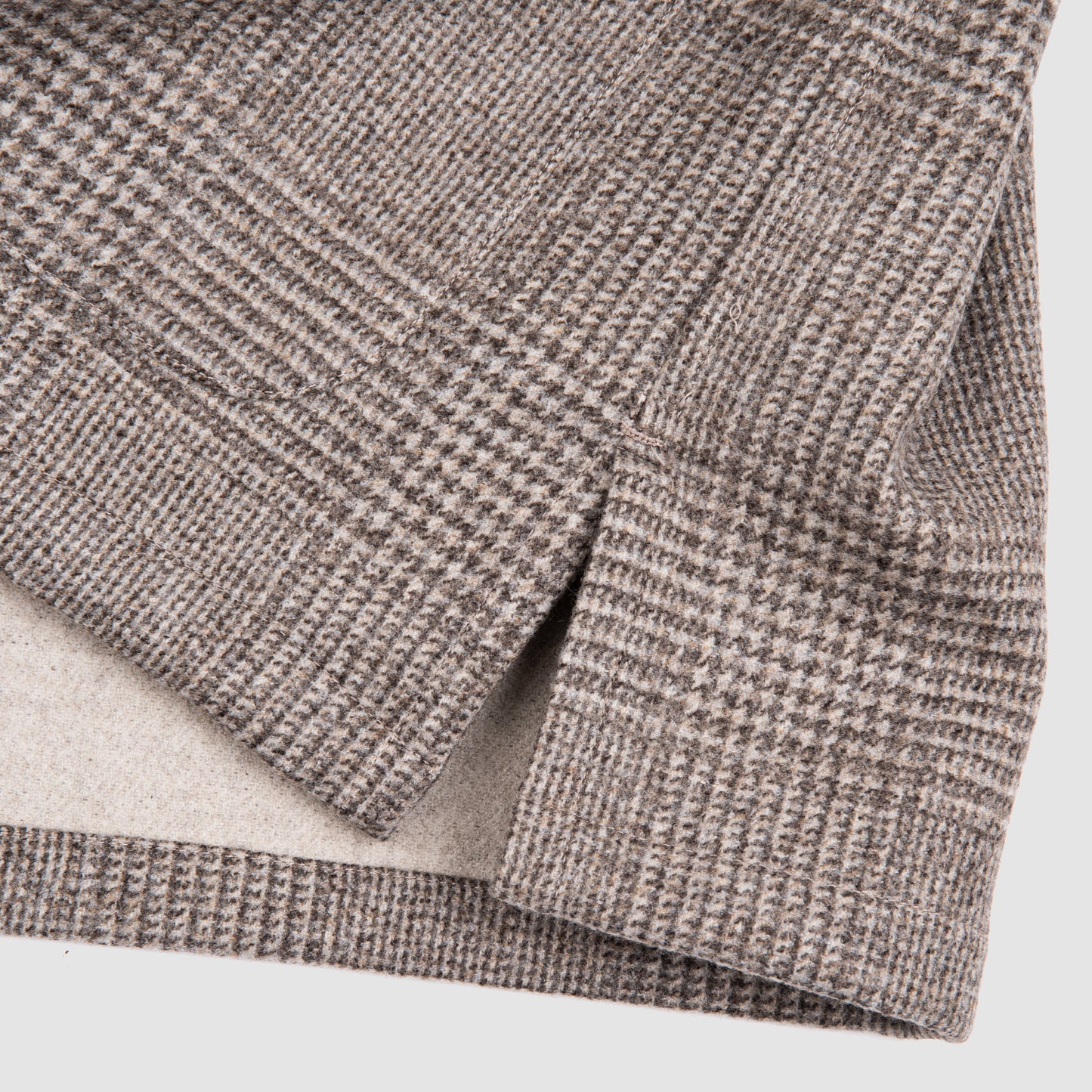 Wool Overcheck Overshirt