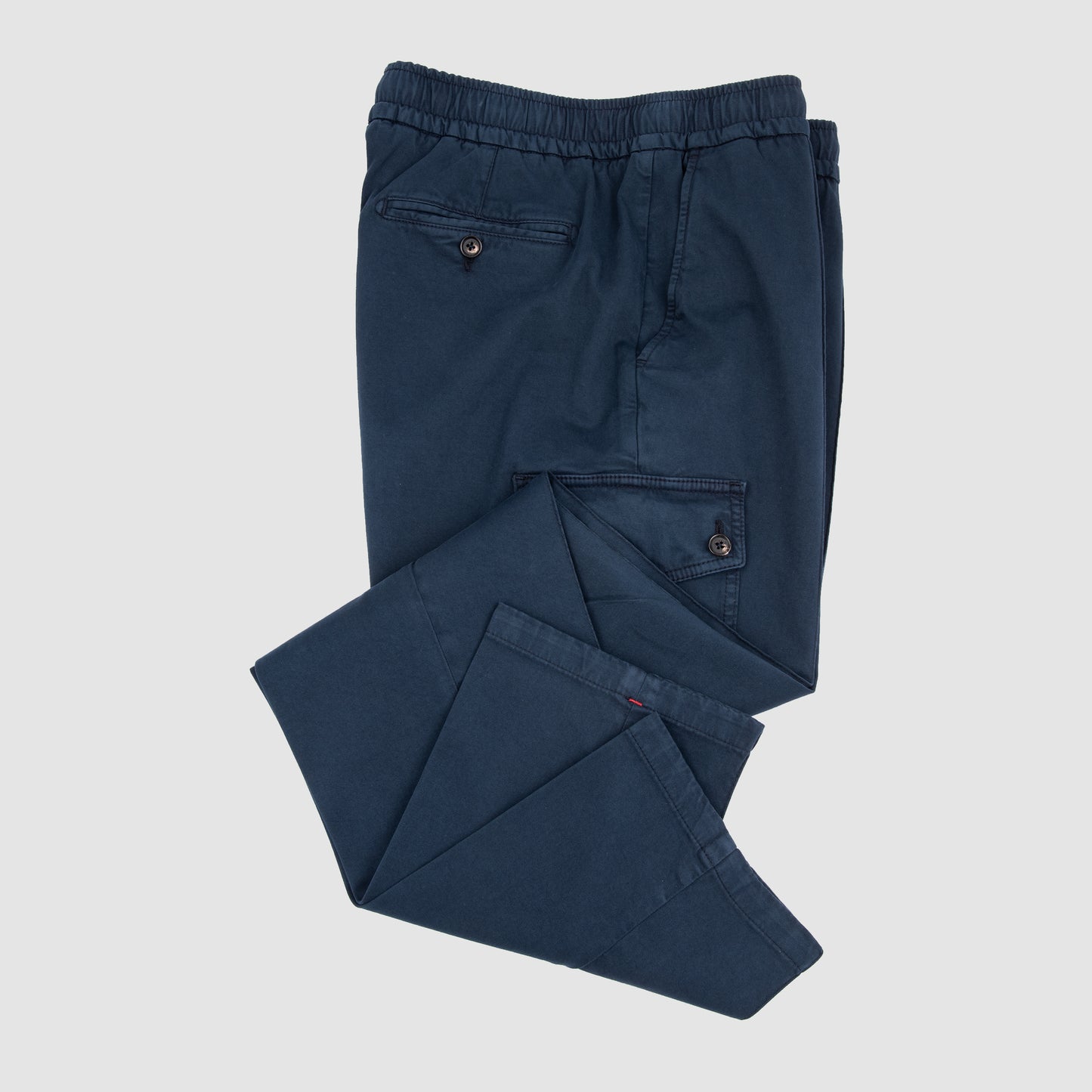 Cargo Drawstring Sport Pants - Navy