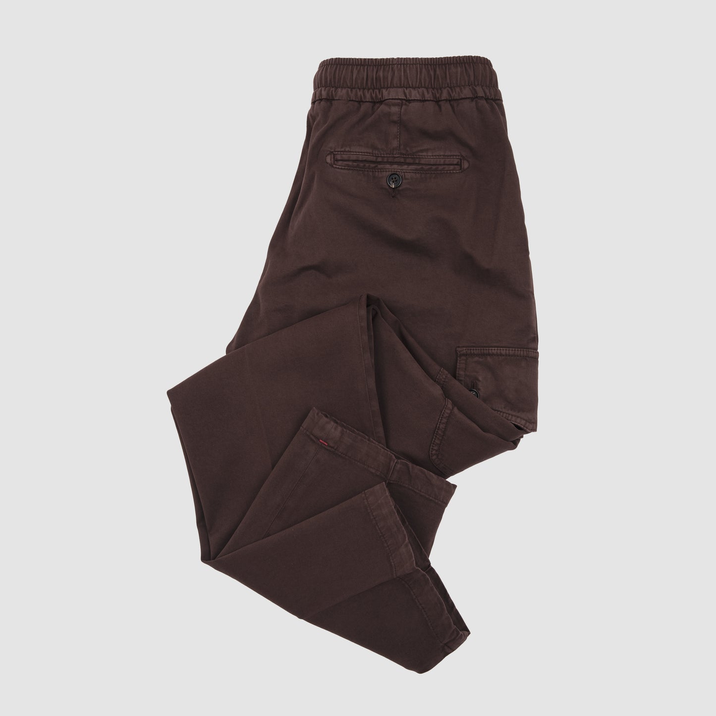 Cargo Drawstring Sport Pants - Dark Brown