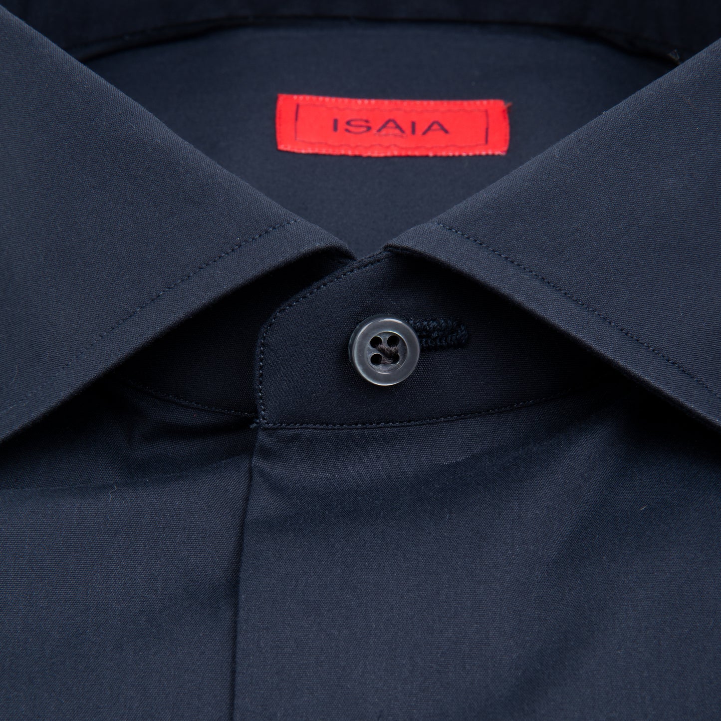 Comfort Solid Color Sport Shirt - Navy