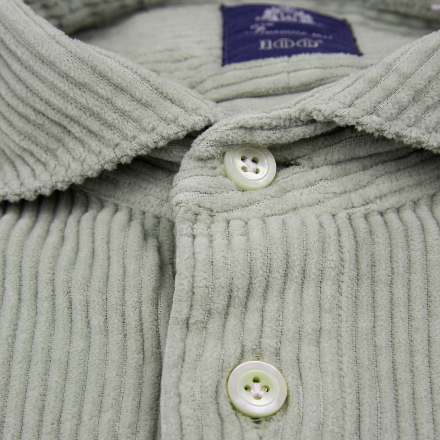 Thick Corduroy Over Shirt Beige