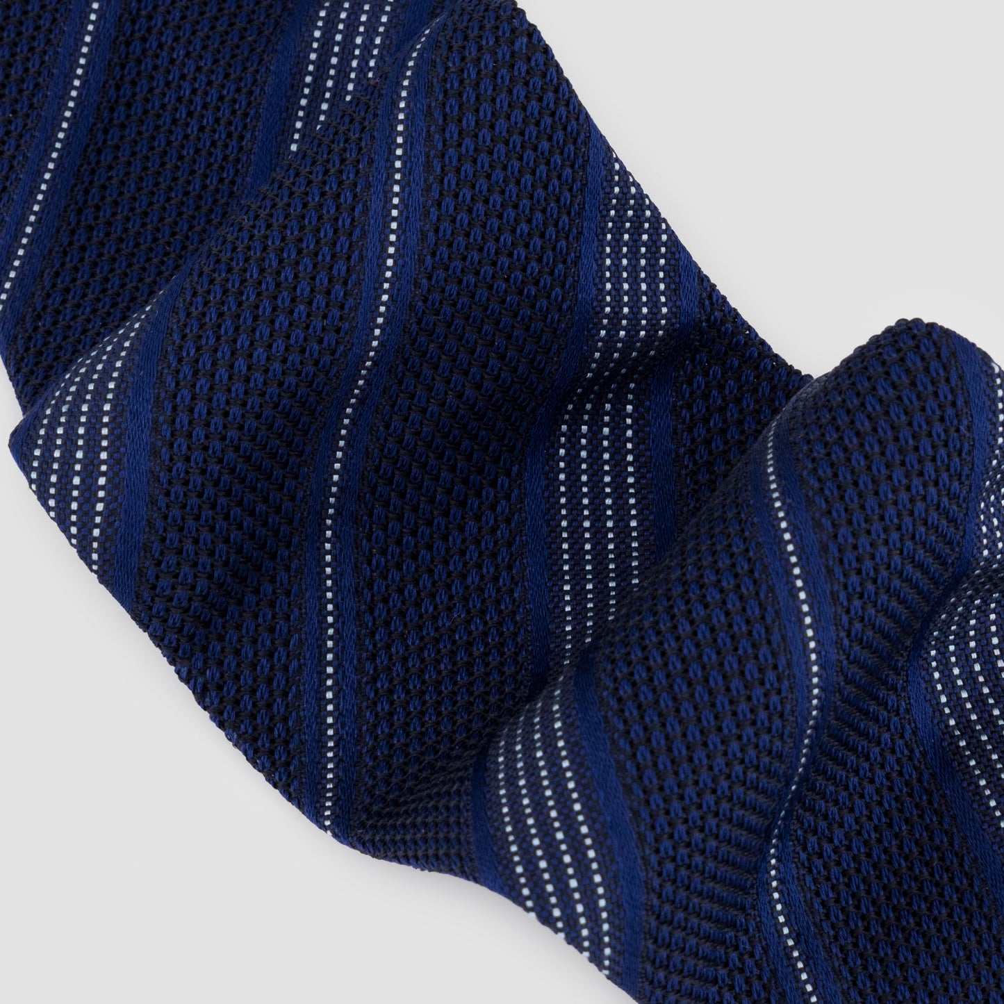 Unlined Striped Garza Tie