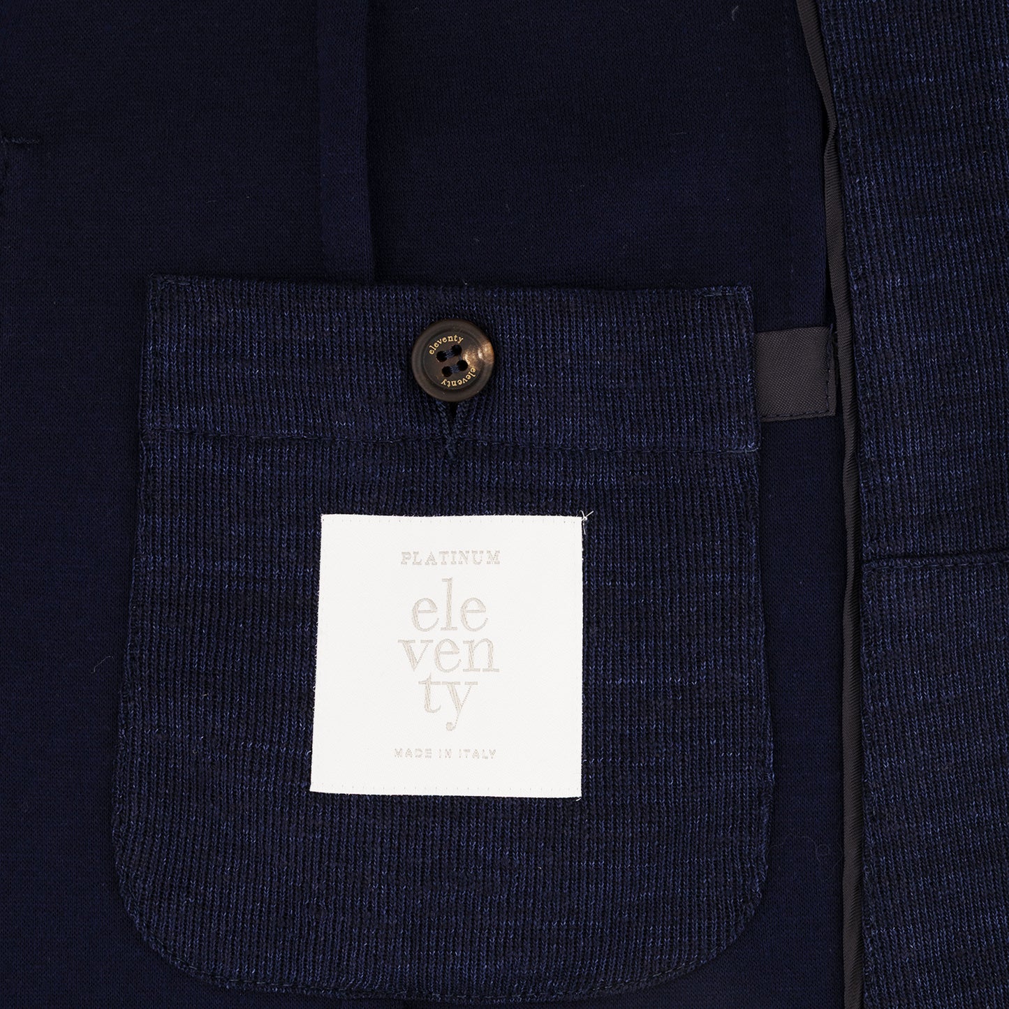 Linen Cotton Sport Jacket Navy