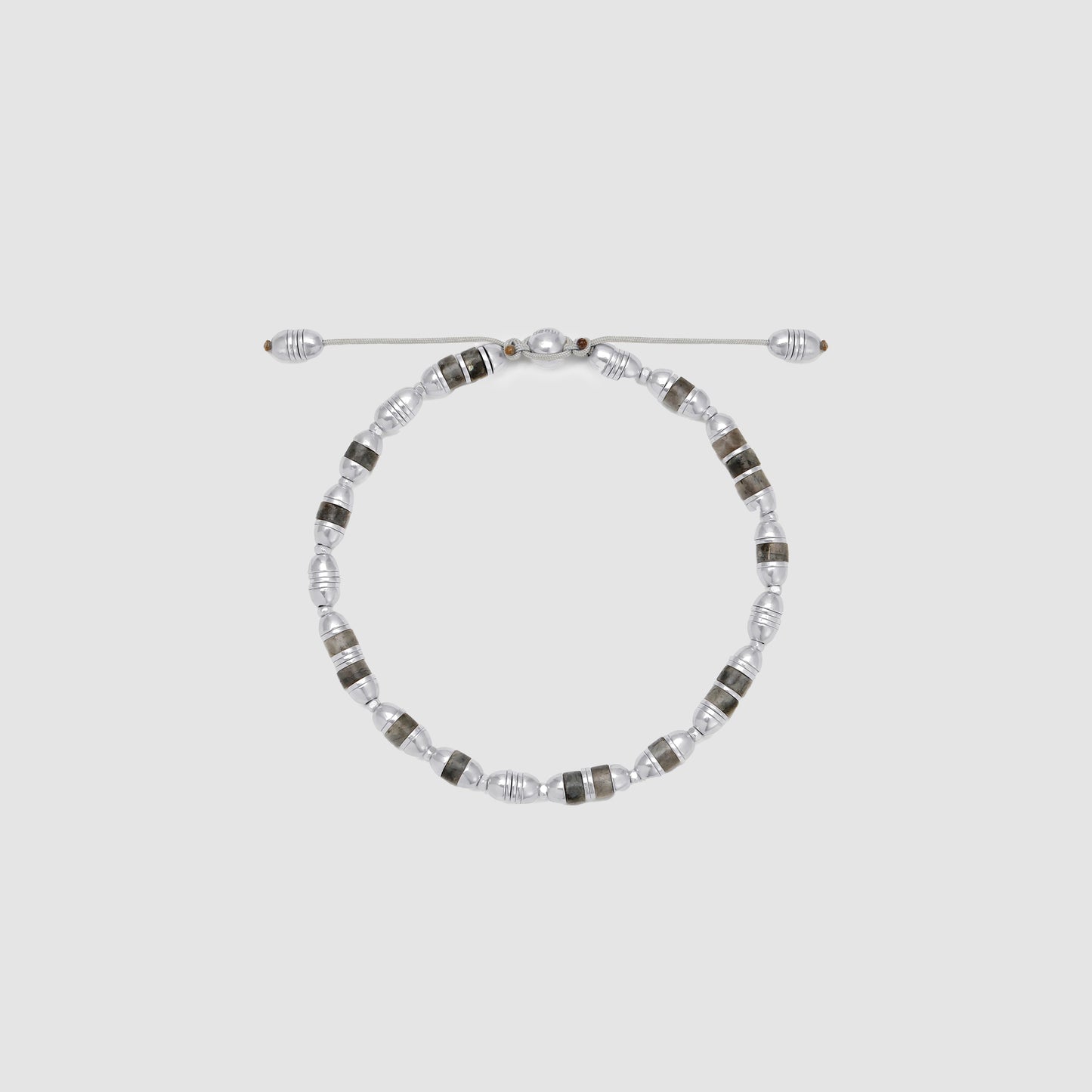 Sura Bracelet Grey Map Jasper Sterling Silver