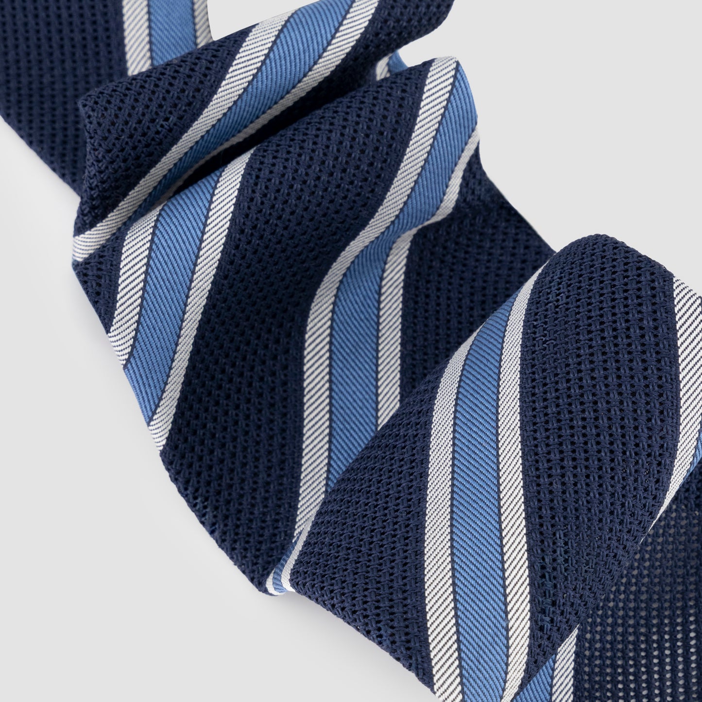 Striped Grenadine Silk Tie