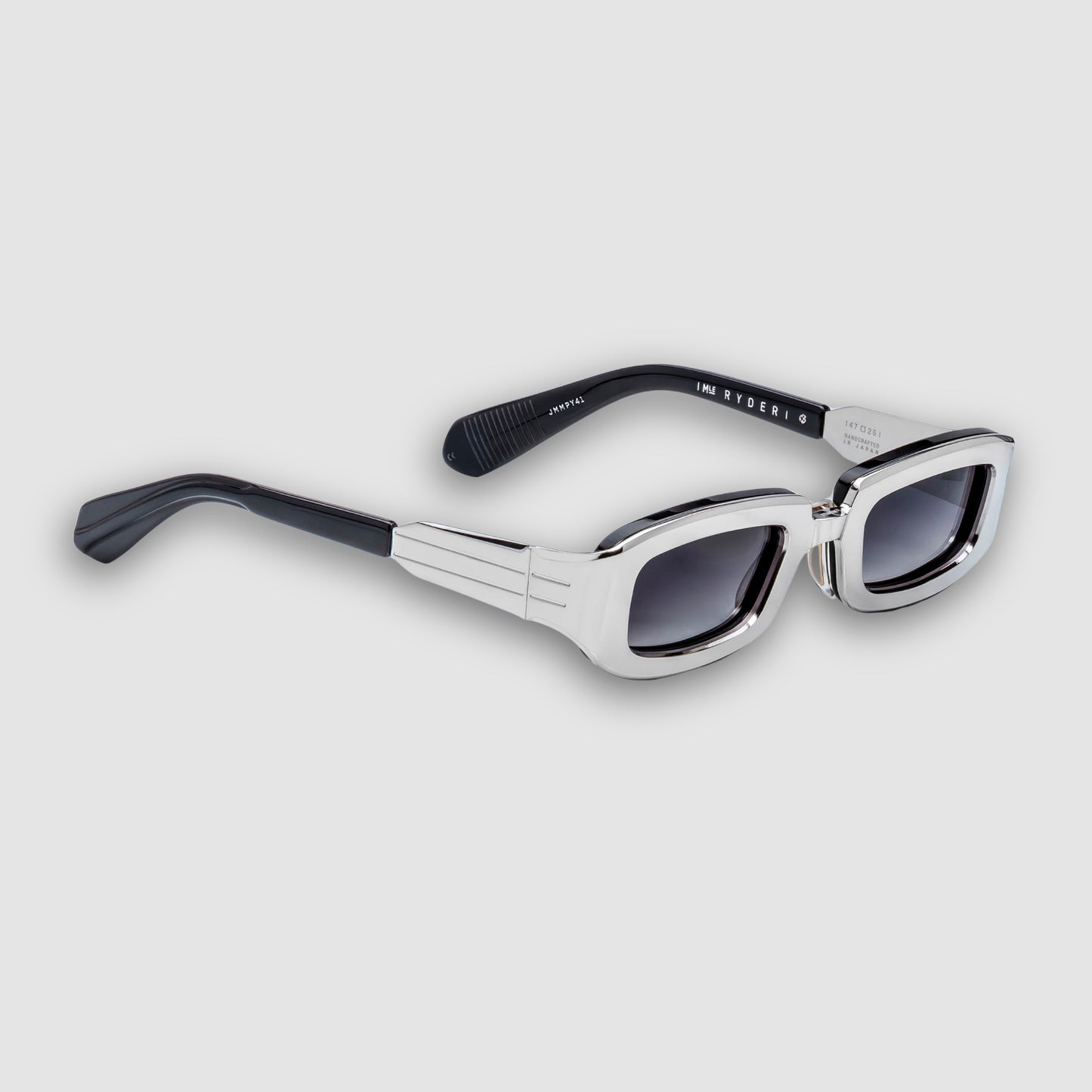 Ryder, Silver, Purple Lenses, Silver Hardwear