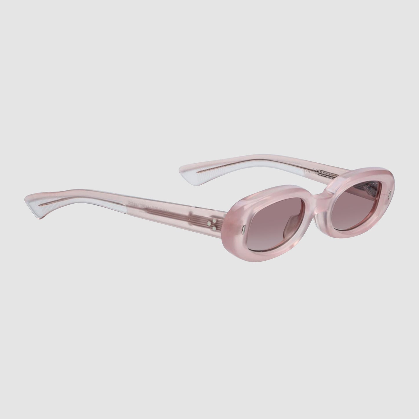 BESSET, PEACH, Brown Gradient Lenses, Sterling Silver Hardwear
