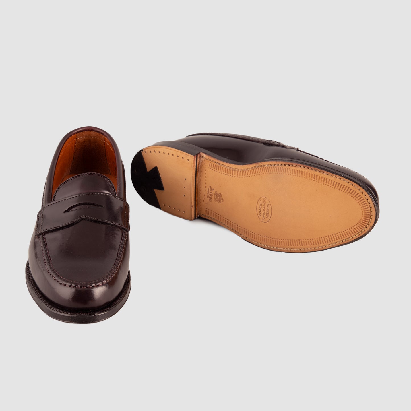 Leisure Handsewn Penny Loafer Color 8 Shell Cordovan 986
