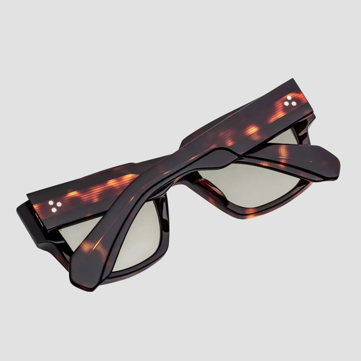Enzo, Tenace, Light Green Lenses, Silver Hardware