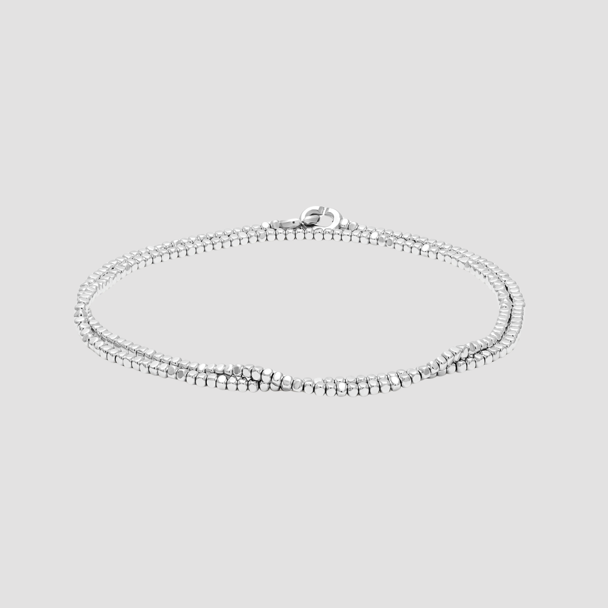 Pulsera Noix de dos vueltas en plata de ley - M/15"