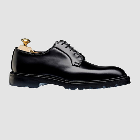 Lanark 3, Black Cavalry Calf Vibram Cleated Sole