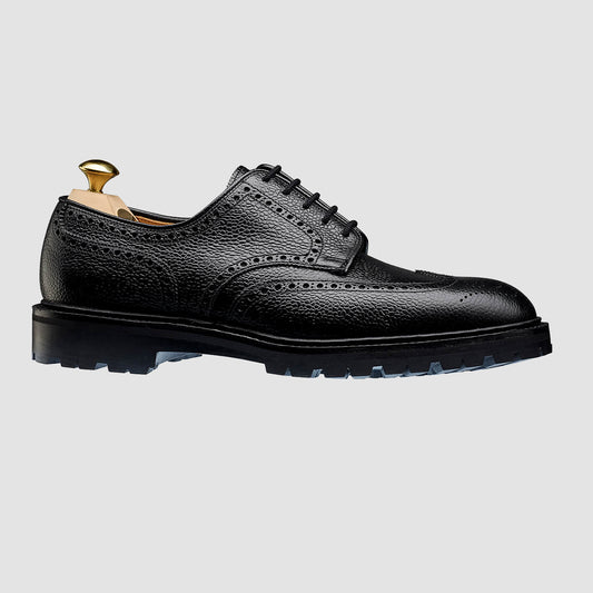 Pembroke, Black Scotch Grain, Vibram Commando Sole