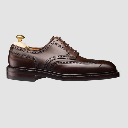 Pembroke, Dark Brown Wax Calf, Dainite Sole