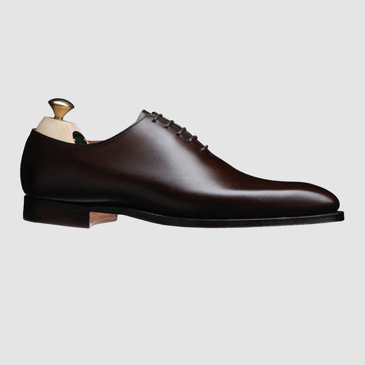 Alex Dark Brown Burnished Calf, Leather sole