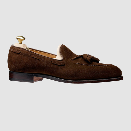 Cavendish 2, Dark Brown Calf Suede, Leather Sole