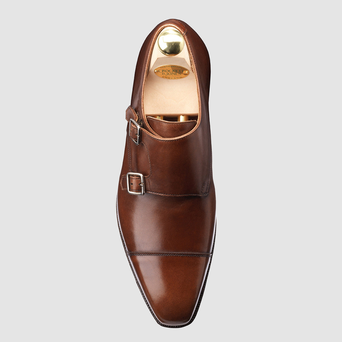 Lowndes Dark Brown Burnished Calf, Leather sole