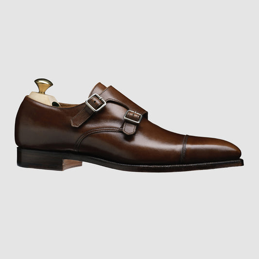 Lowndes Dark Brown Burnished Calf, Leather sole