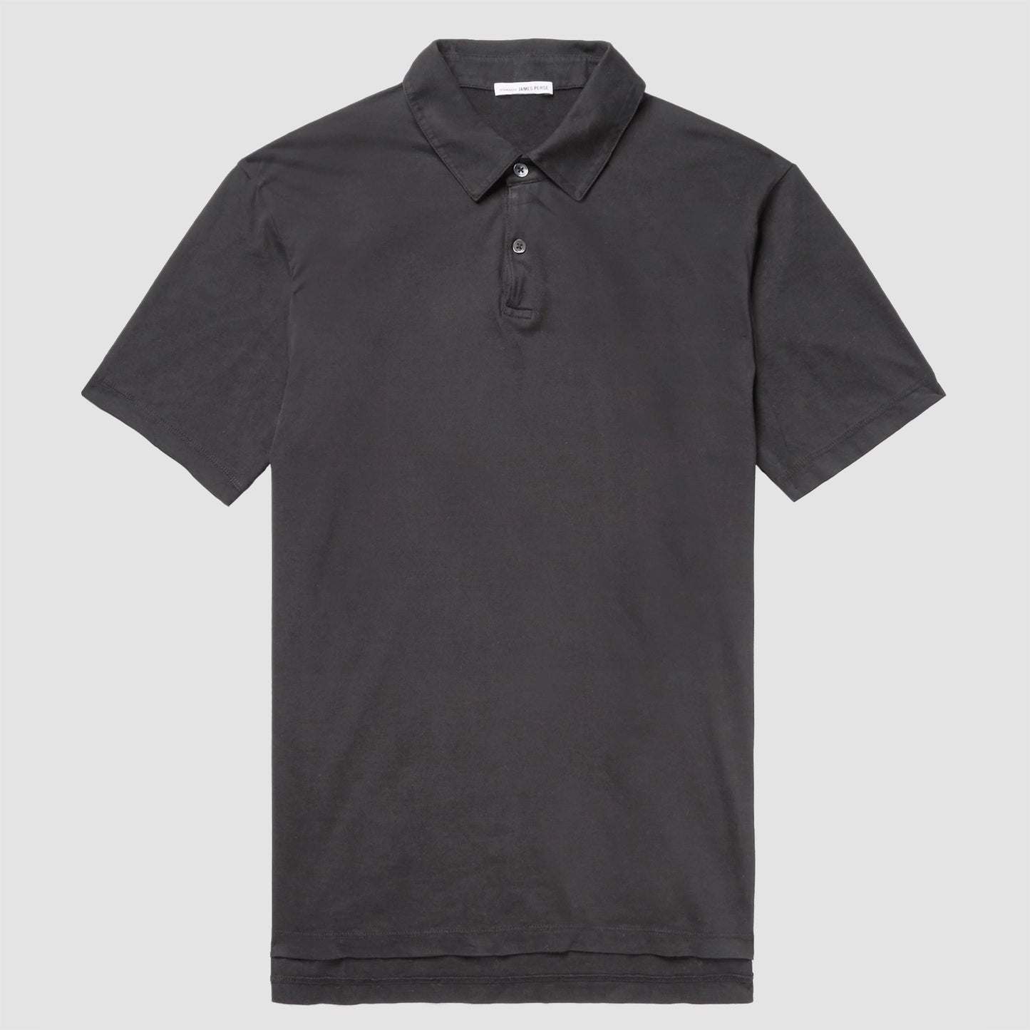 Sueded Jersey Polo - Carbon
