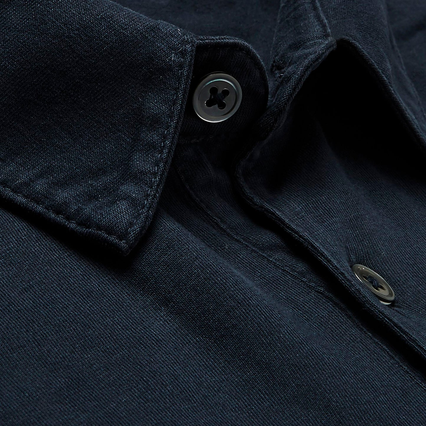 Sueded Jersey Polo - Deep