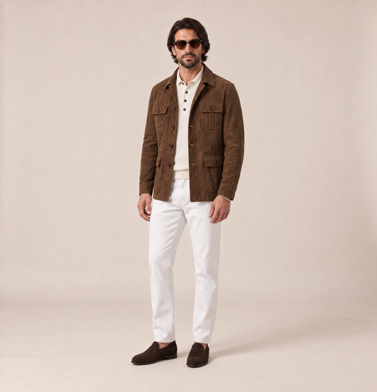 Suede Contrast for Fall